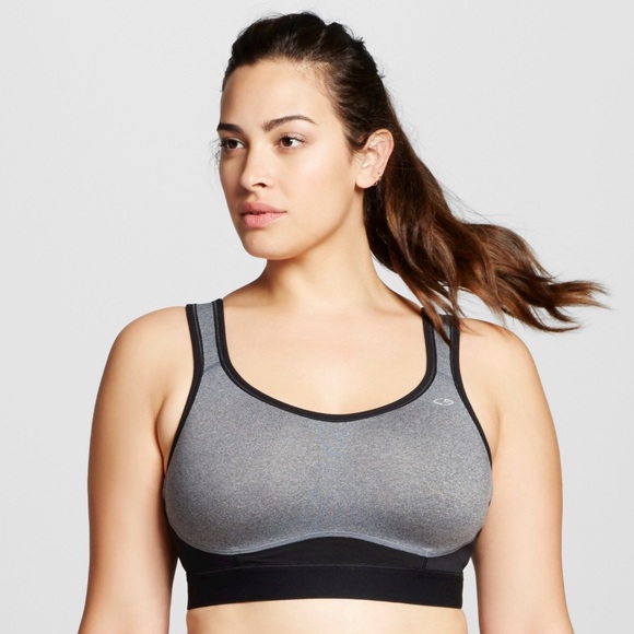 plus size racerback sports bra